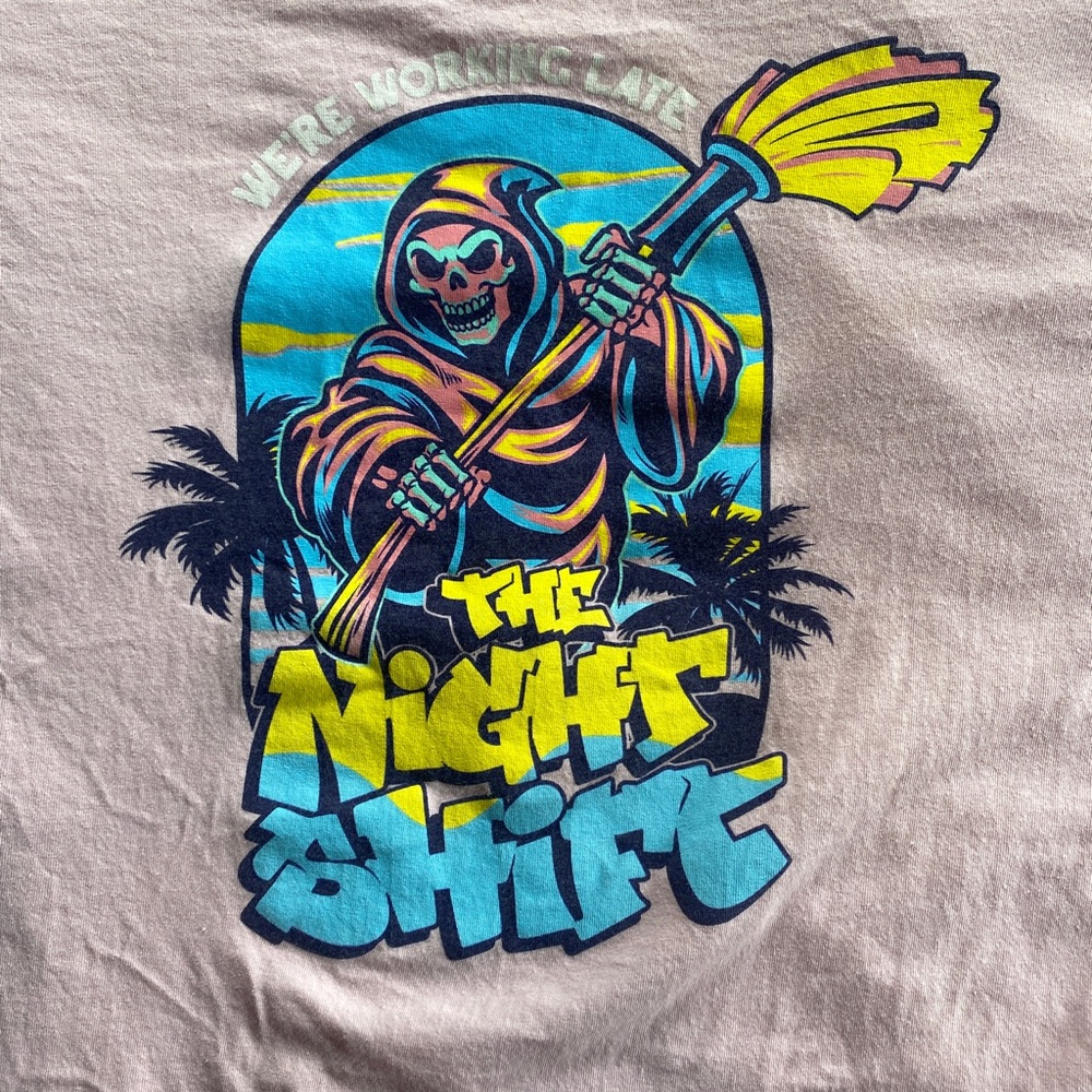 Mike Majlak The Nightshift Pink Mist T Shirt